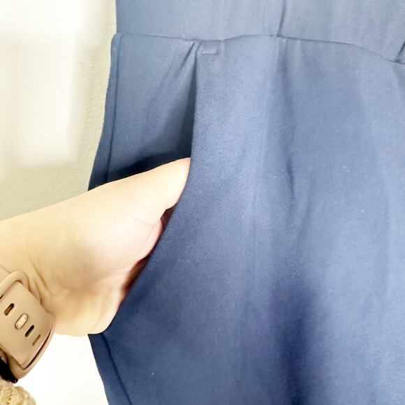 Universal Standard Womens Pants Moro Pocket Signature Ponte Navy Blue Size M - Picture 5 of 9